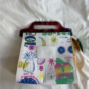 Min & Mon Multicolor Graphic Tote Bag